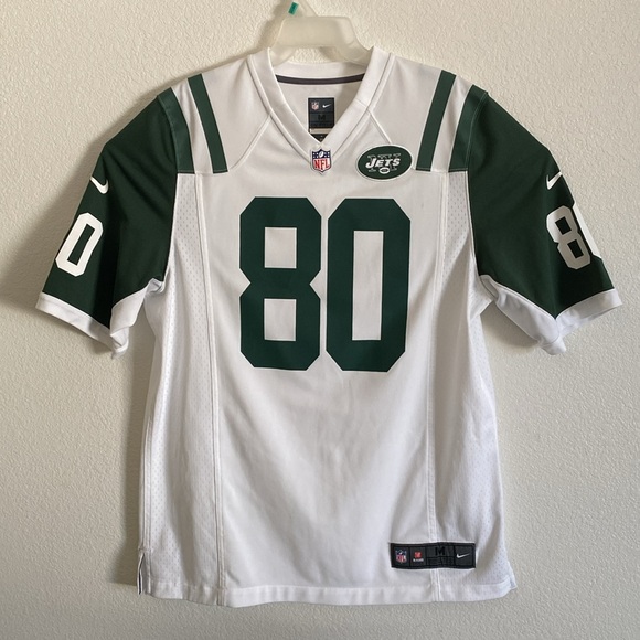 NIKE NFL New York Jets White and Green Jersey Size M
